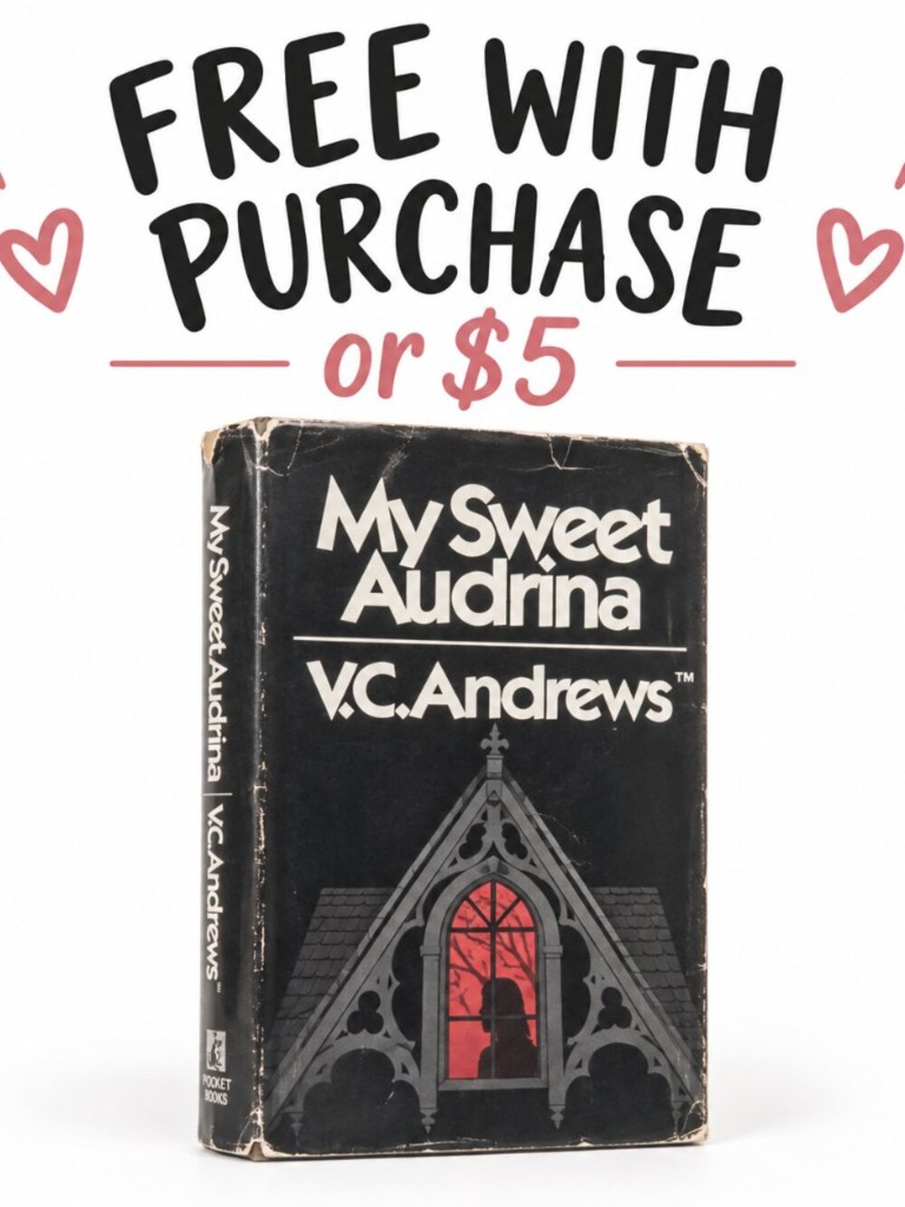 V.C. Andrews My Sweet Audrina Vintage 1982 Hardcover Book w/ Dust Jacket